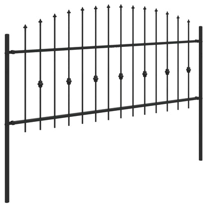 Recinzione a punte Asten Nero 200 x 130 cm | homemem39
