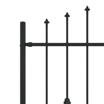 Recinzione a punte Asten Nero 200 x 150 cm | homemem39