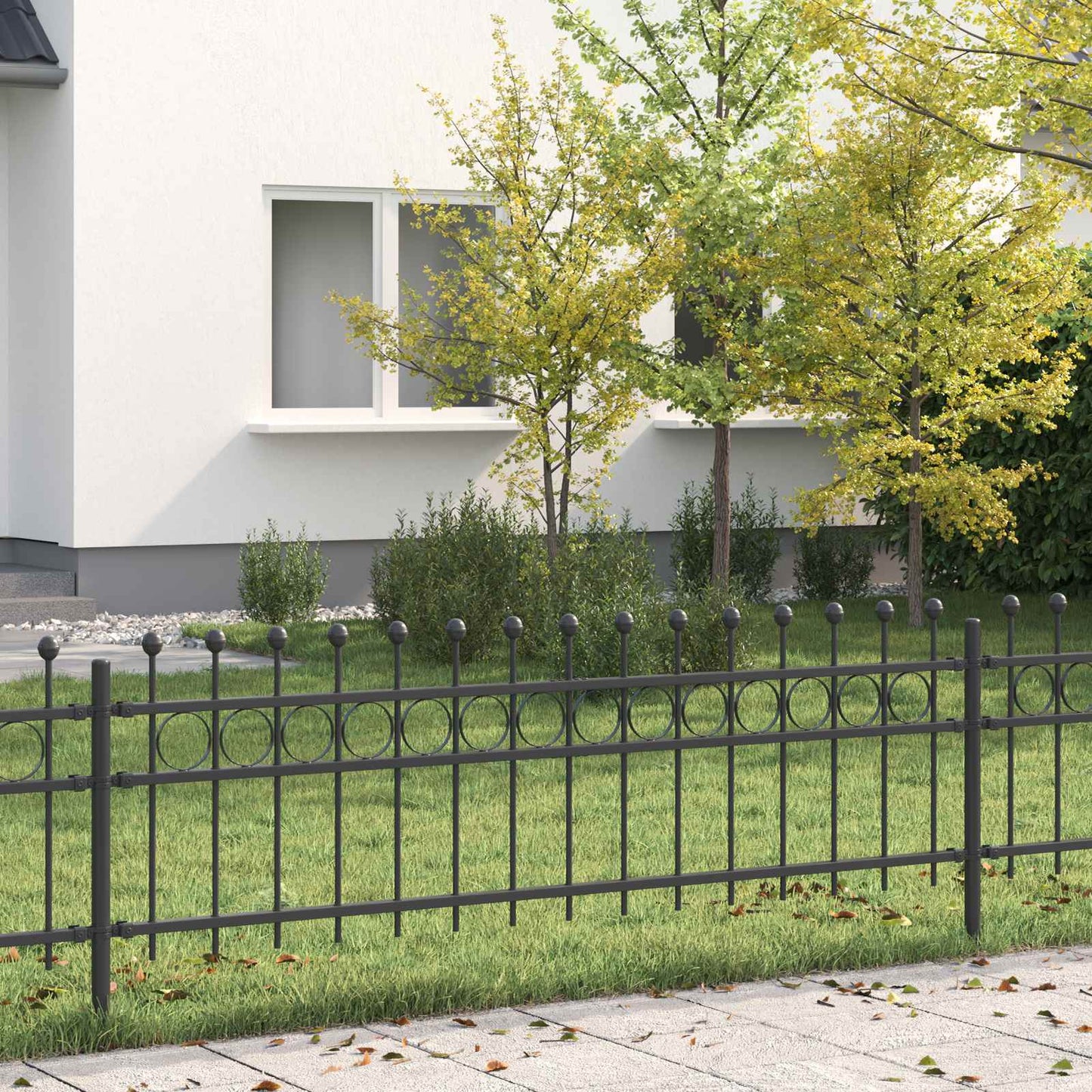Recinzione a Cerchio TILBURG Nero | homemem39