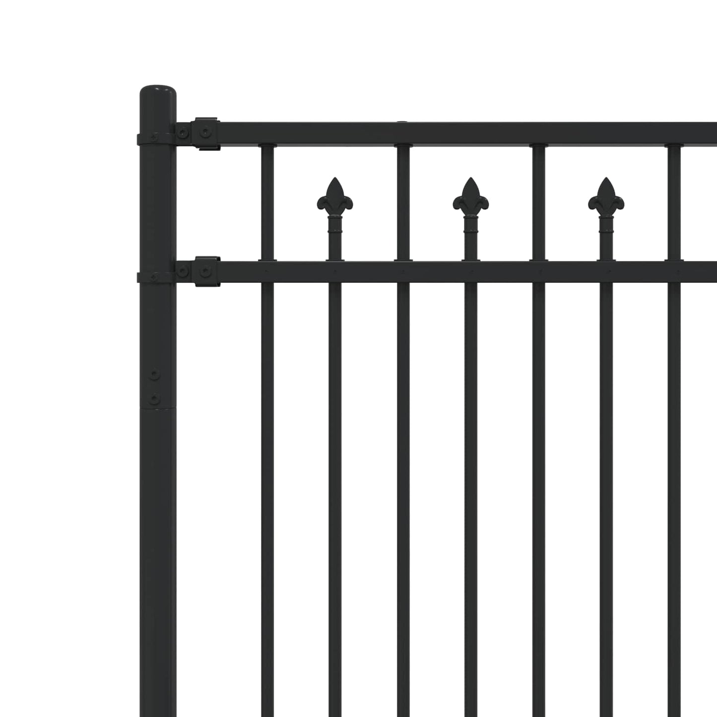 Recinzione a picchetto BAARLO Nero | homemem39