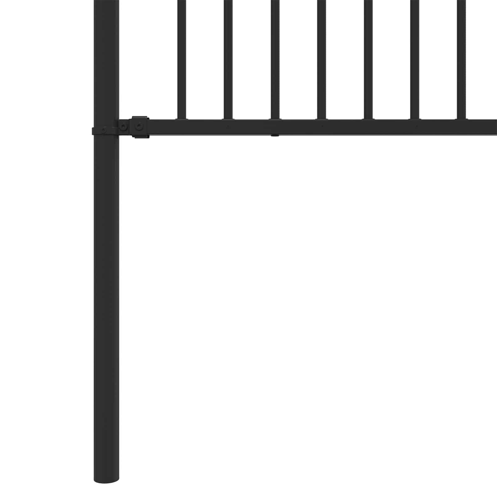 Recinzione a picchetto BAARLO Nero | homemem39
