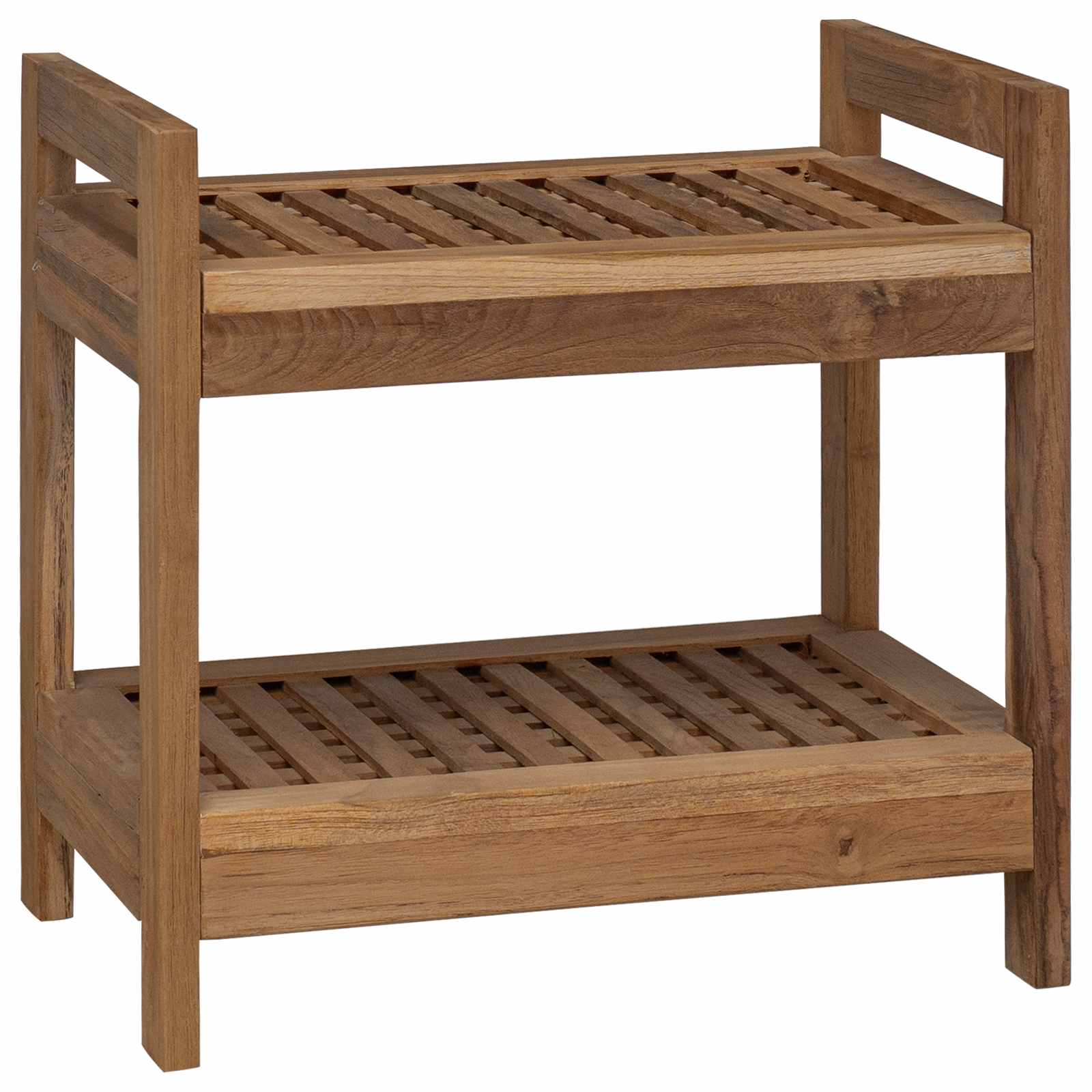 Mensola da bagno Naturale 45 x 30 x 45 cm Legno di teak solido | homemem39