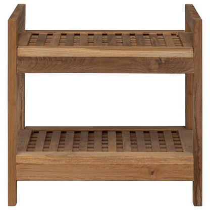 Mensola da bagno Naturale 45 x 30 x 45 cm Legno di teak solido | homemem39