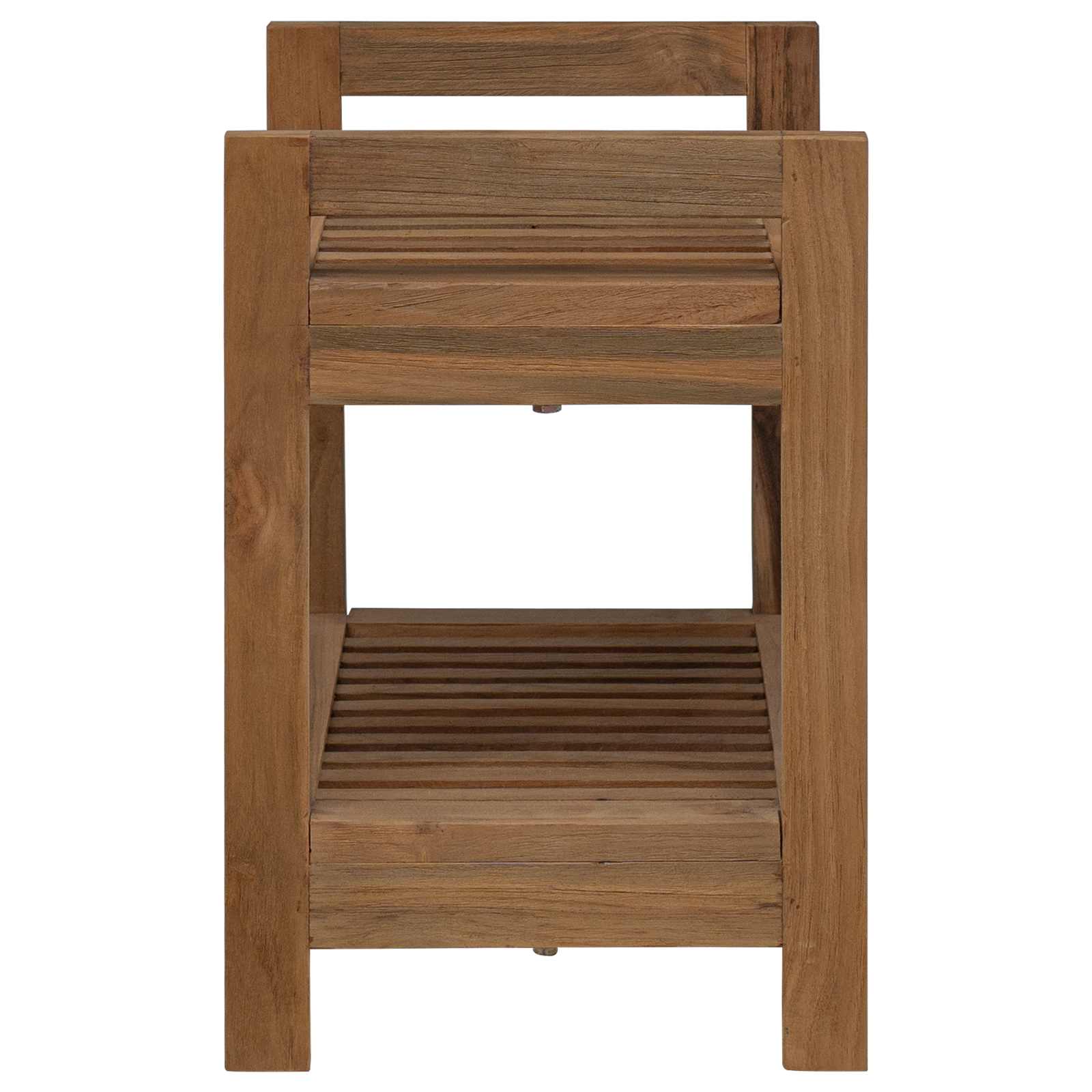 Mensola da bagno Naturale 45 x 30 x 45 cm Legno di teak solido | homemem39