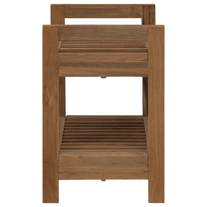 Mensola da bagno Naturale 45 x 30 x 45 cm Legno di teak solido | homemem39