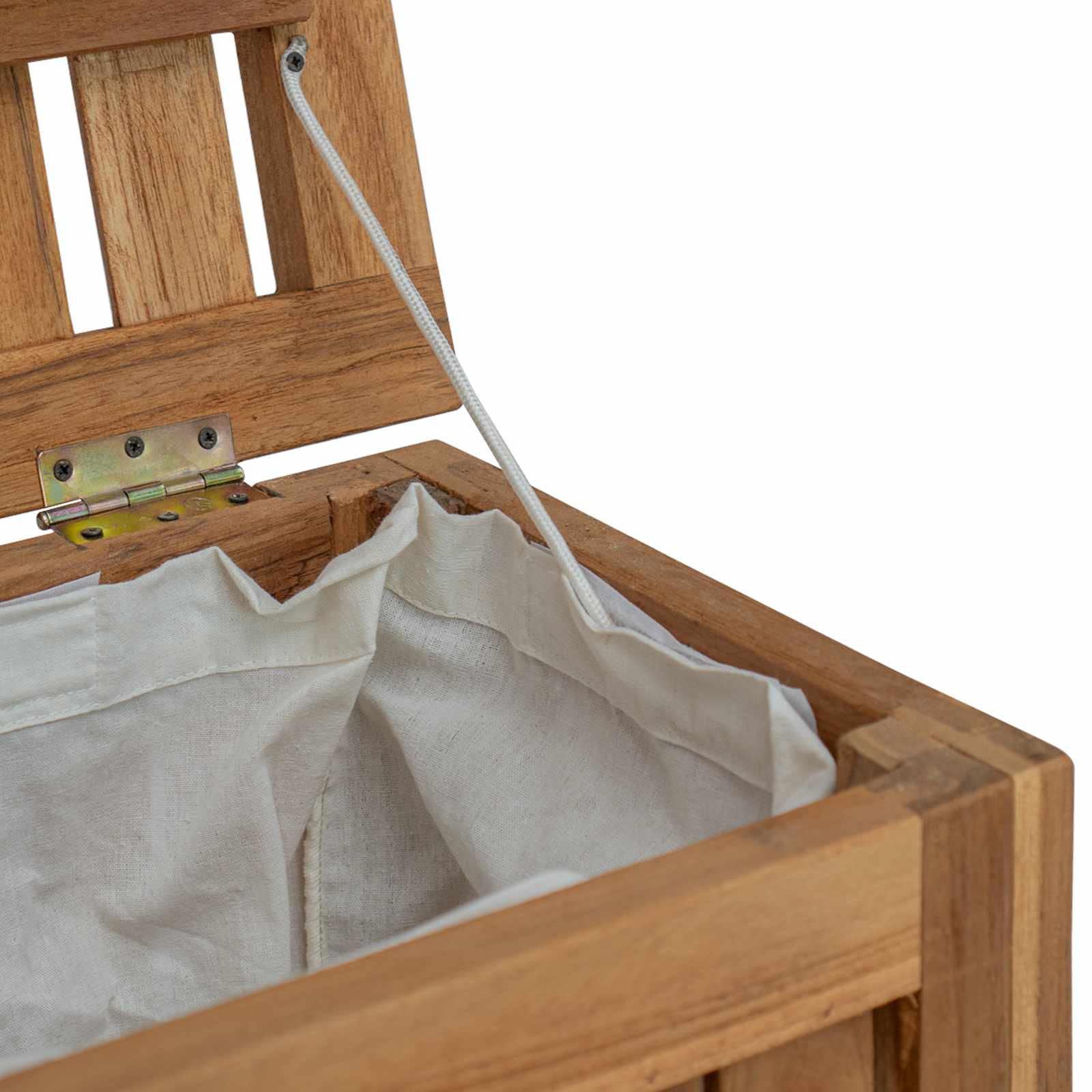 Cesto per Lavanderia Naturale 35 x 25 x 60 cm | homemem39