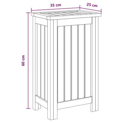 Cesto per Lavanderia Naturale 35 x 25 x 60 cm | homemem39