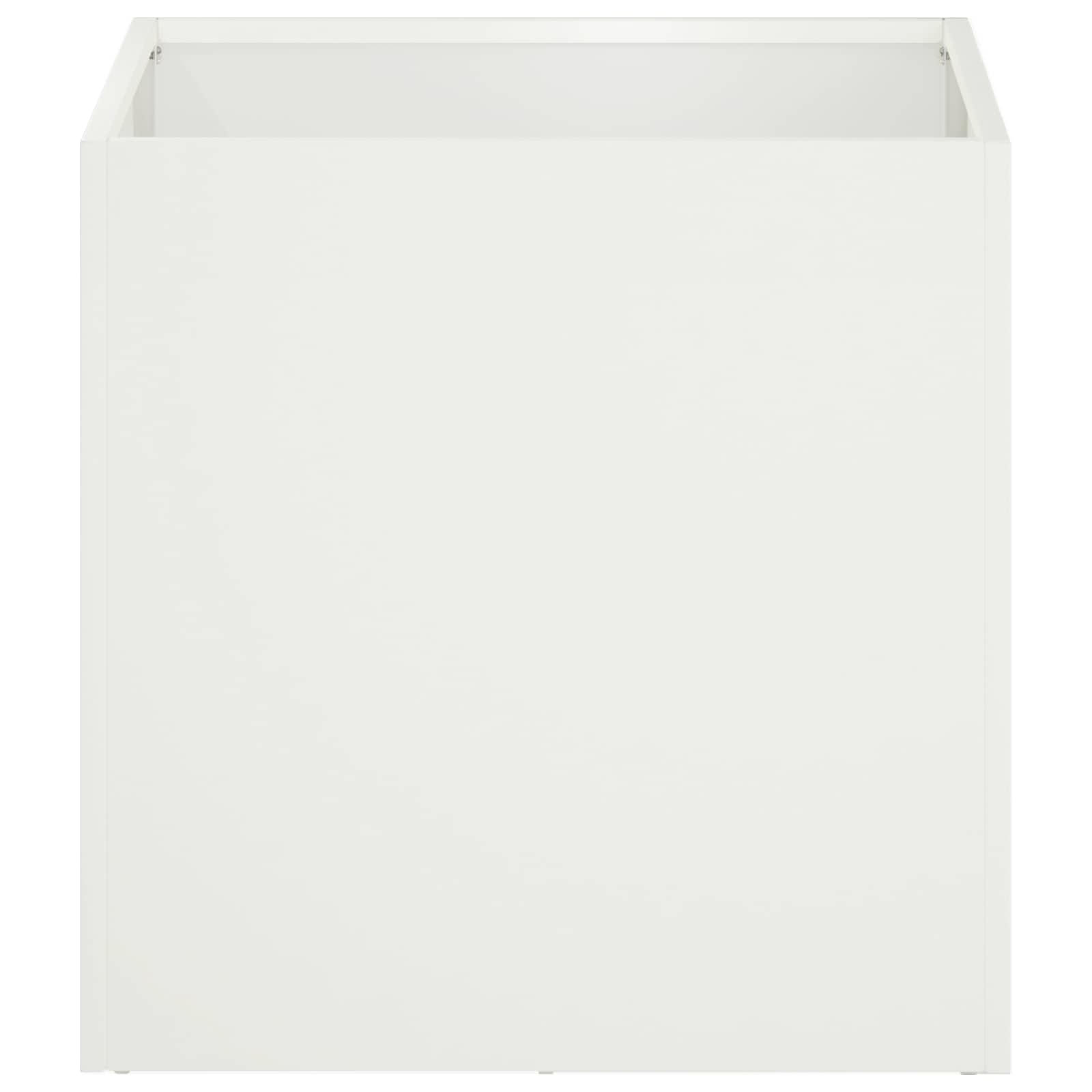 Vaso da giardino Bianco 20 x 20 x 20 cm | homemem39