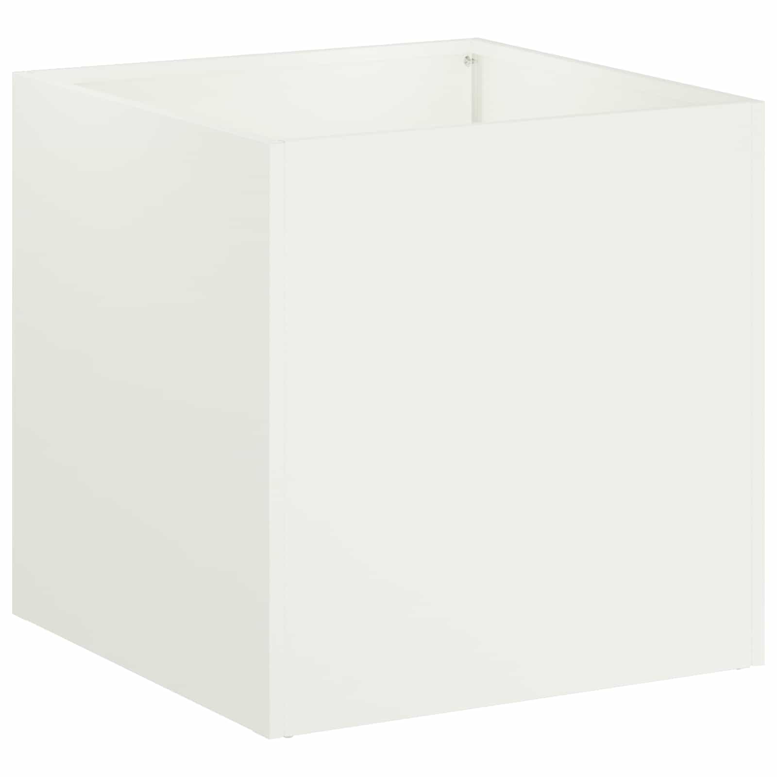 Vaso da giardino 2 pz Bianco 20 x 20 x 20 cm | homemem39