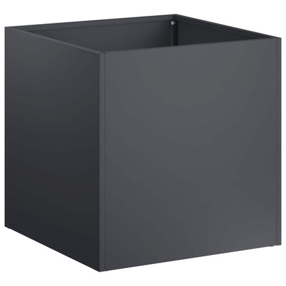 Vaso da giardino Antracite 20 x 20 x 20 cm | homemem39