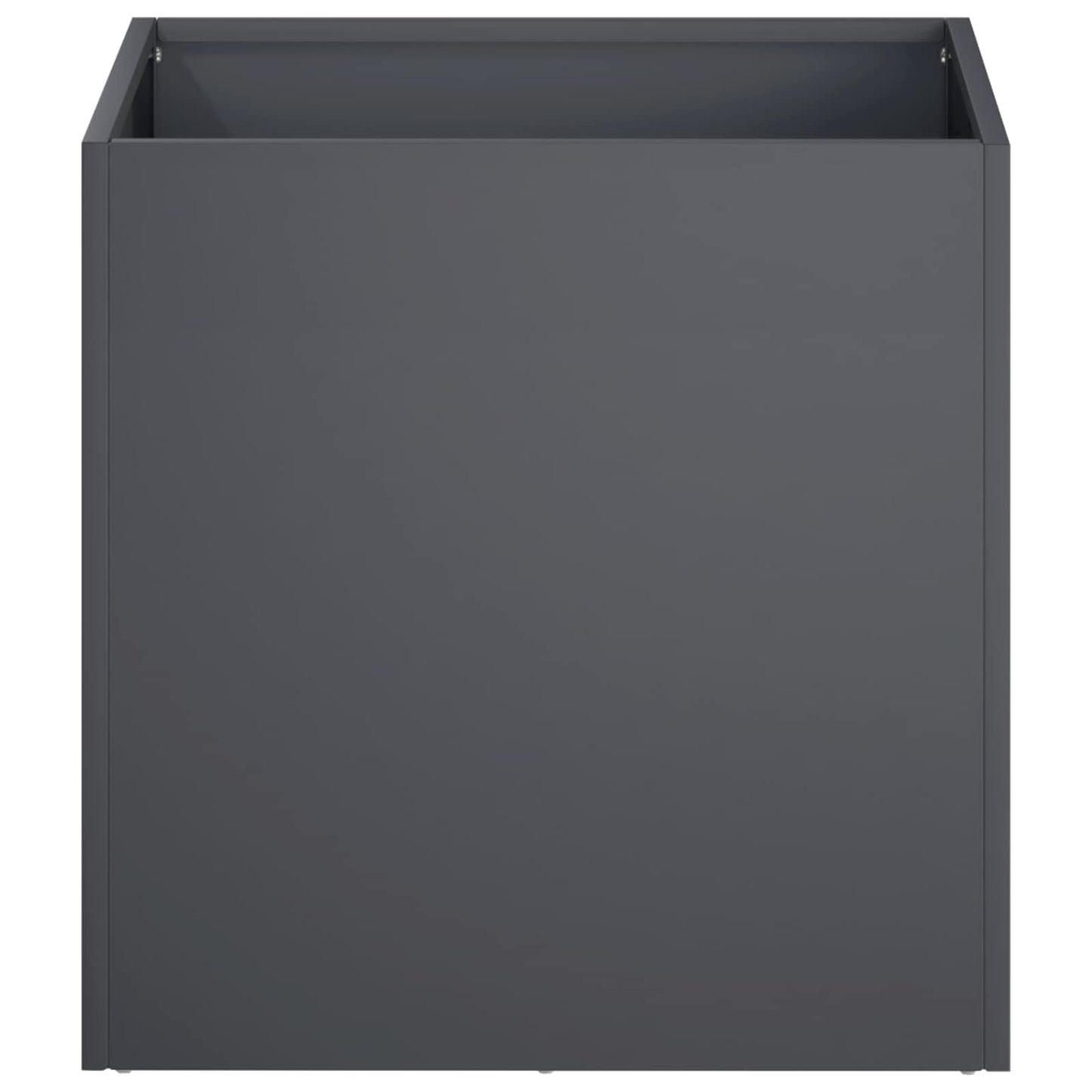 Vaso da giardino 2 pz Antracite 20 x 20 x 20 cm | homemem39