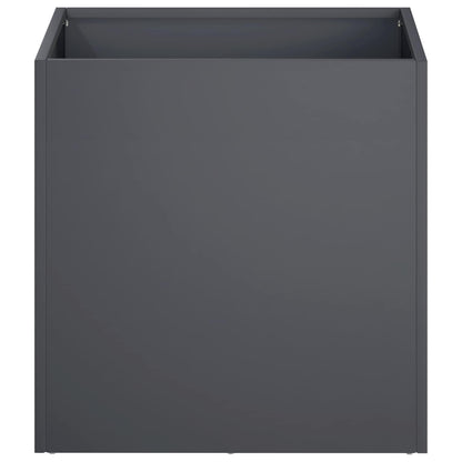 Vaso da giardino 2 pz Antracite 20 x 20 x 20 cm | homemem39