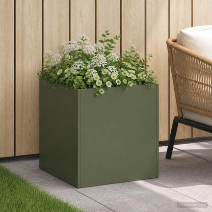 Vaso da giardino Verde Oliva 20 x 20 x 20 cm