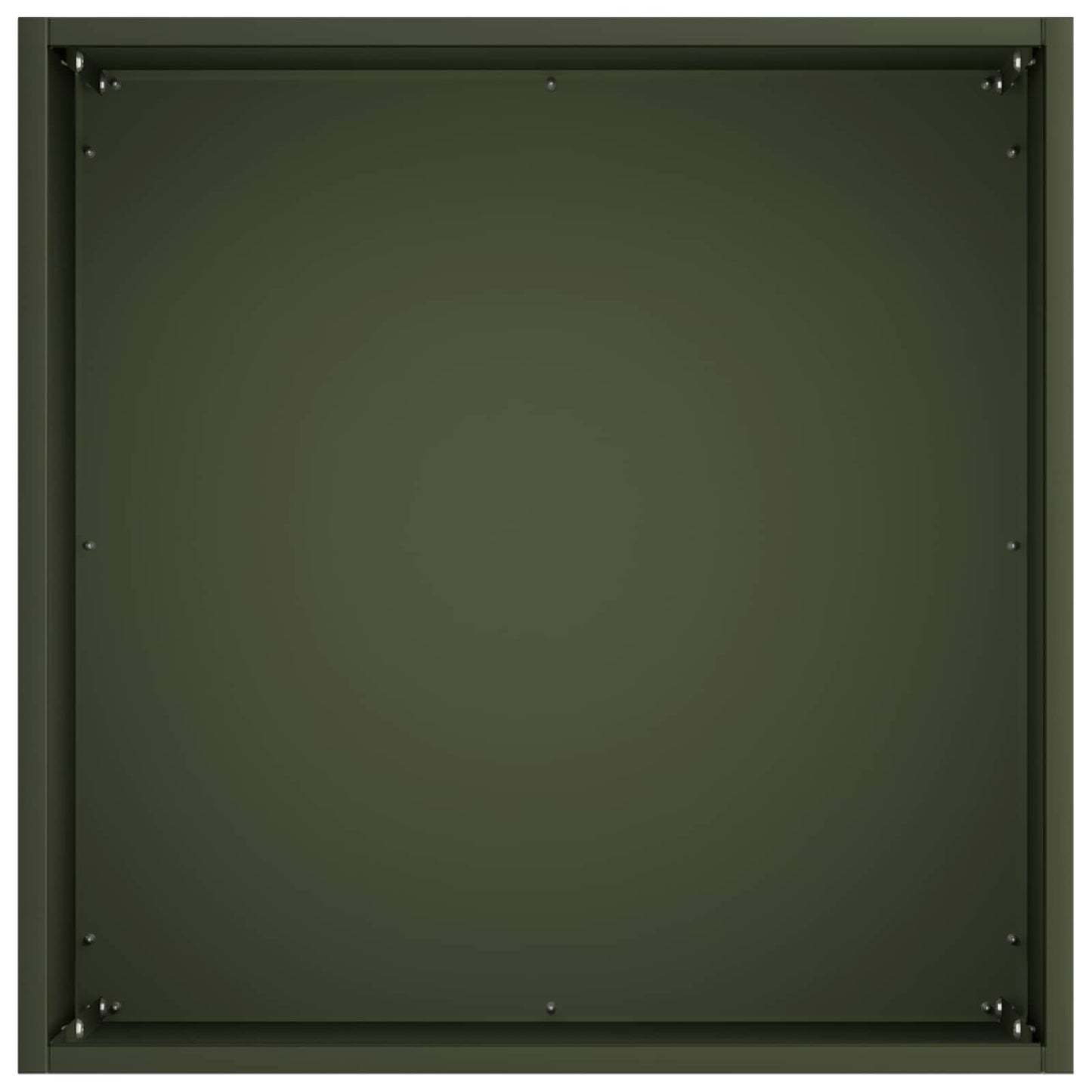 Vaso da giardino 2 pz Verde Oliva 20 x 20 x 20 cm | homemem39