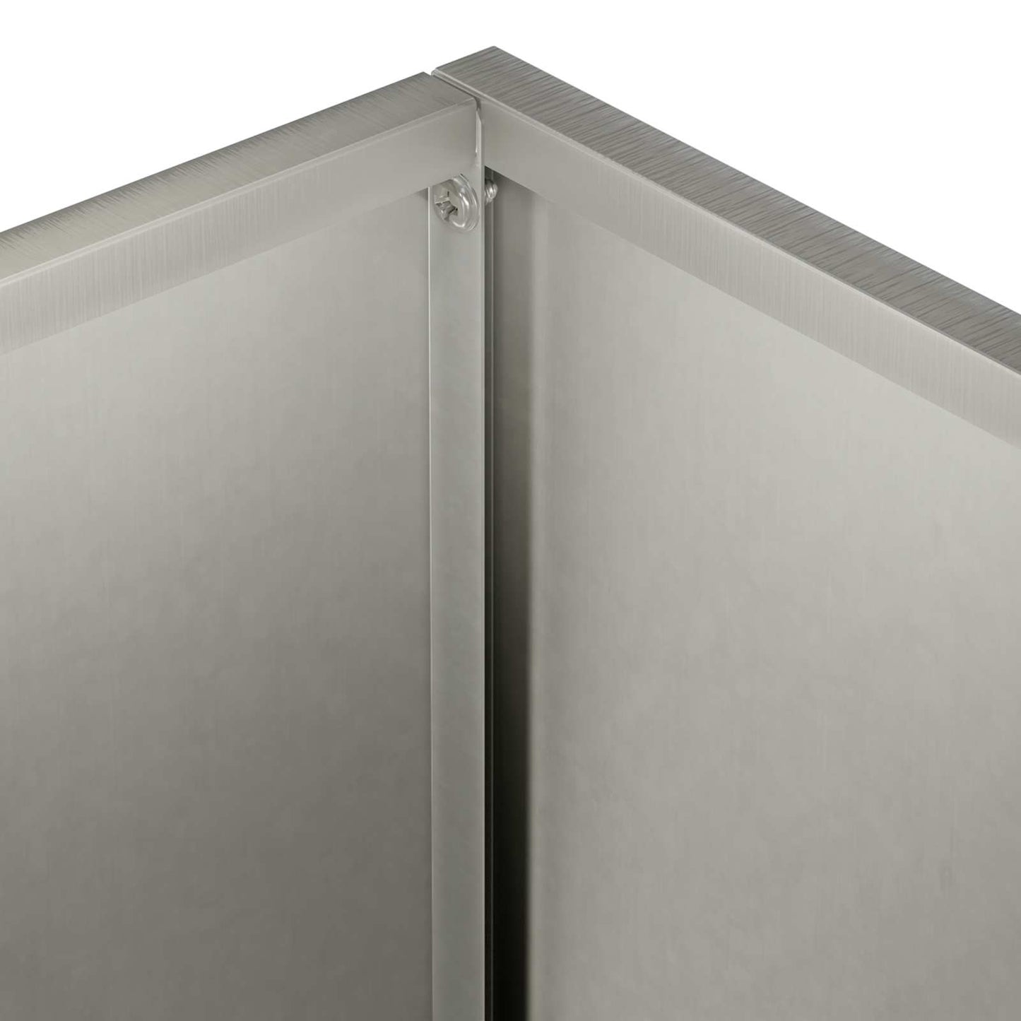Vaso da giardino Argento 20 x 20 x 20 cm Acciaio Inox | homemem39