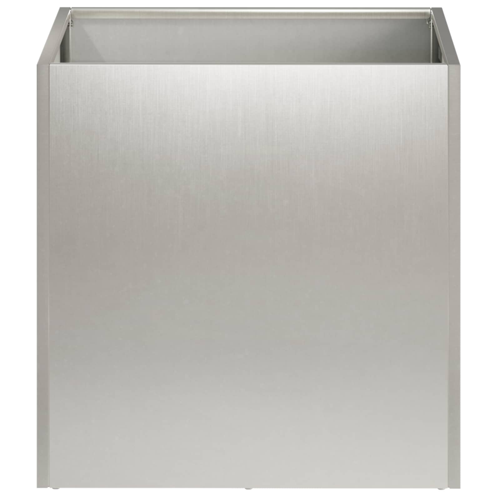 Vaso da giardino Argento 20 x 20 x 20 cm Acciaio Inox | homemem39