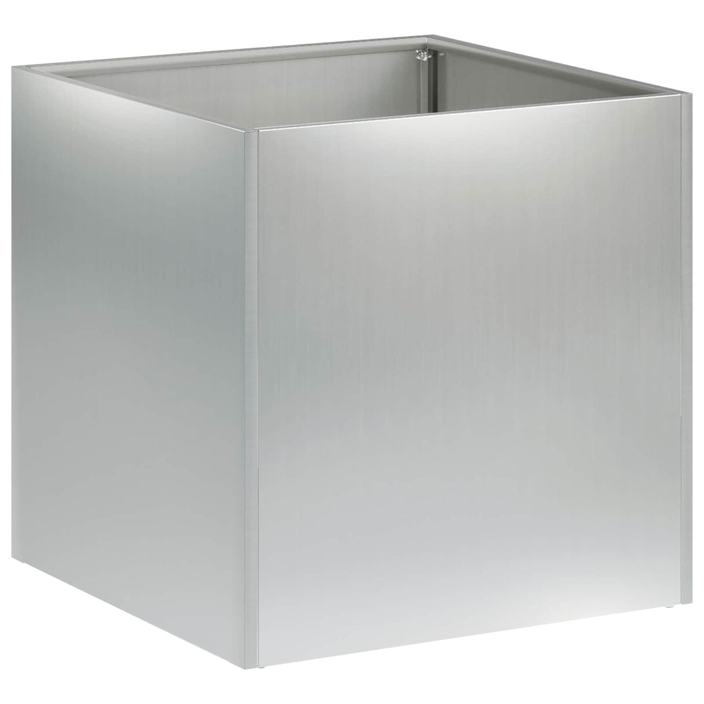 Vaso da giardino Argento 20 x 20 x 20 cm Acciaio zincato