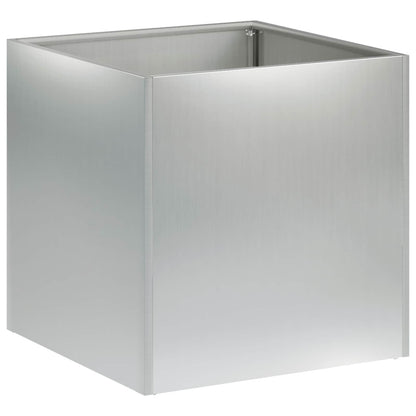 Vaso da giardino Argento 20 x 20 x 20 cm Acciaio zincato