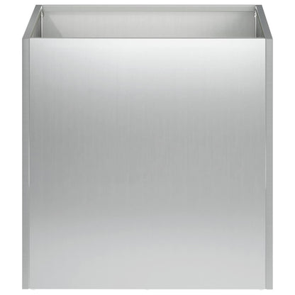 Vaso da giardino Argento 20 x 20 x 20 cm Acciaio zincato