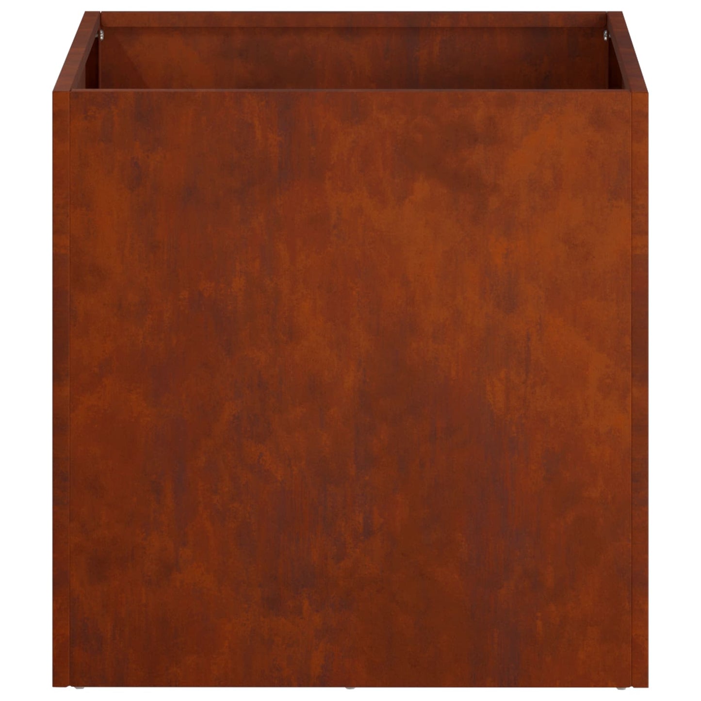 Vaso da giardino 2 pz Ruggine 35 x 35 x 35 cm Acciaio Corten | homemem39