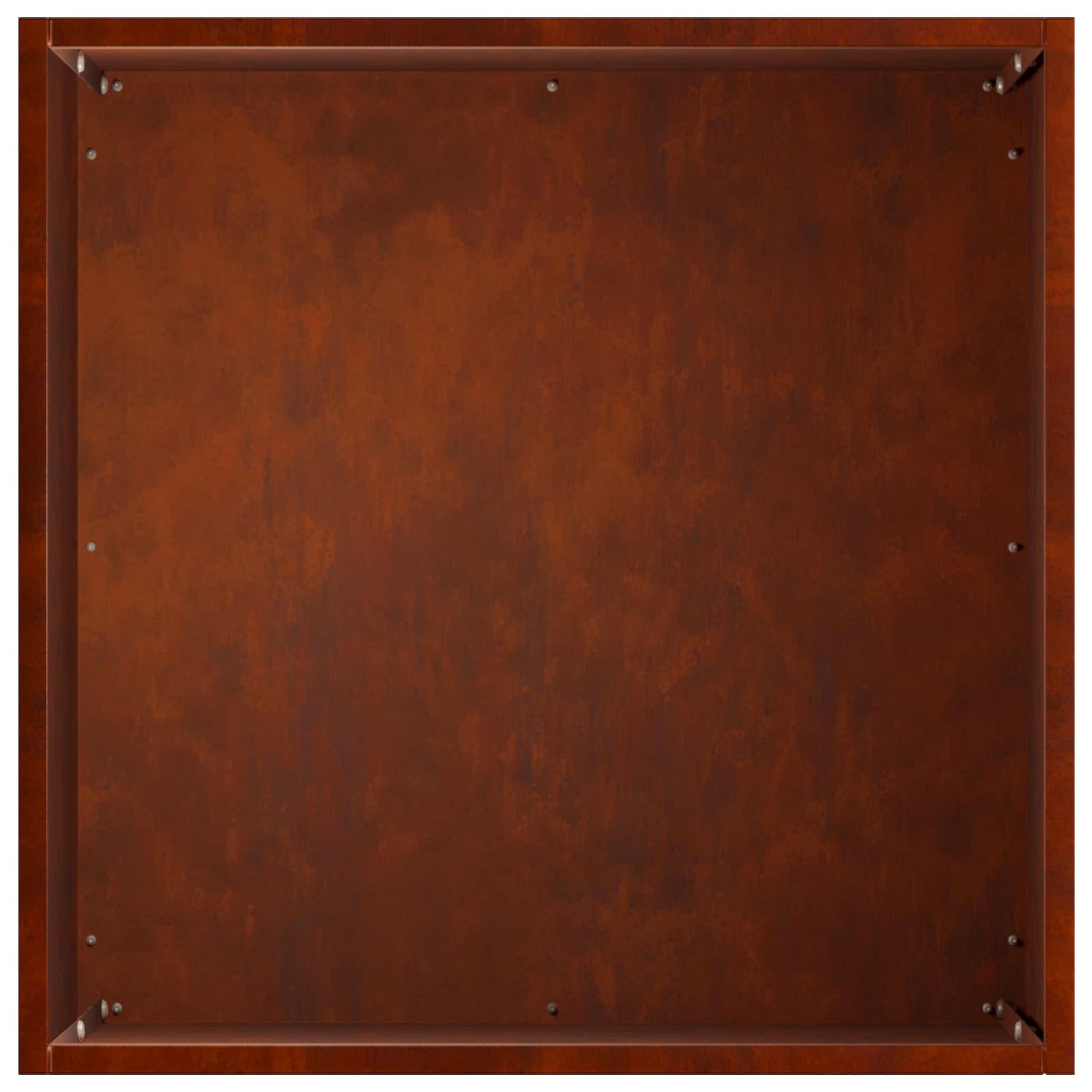 Vaso da giardino 2 pz Ruggine 35 x 35 x 35 cm Acciaio Corten | homemem39