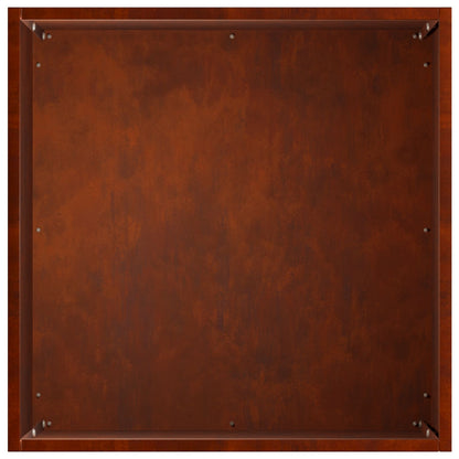 Vaso da giardino 2 pz Ruggine 35 x 35 x 35 cm Acciaio Corten | homemem39