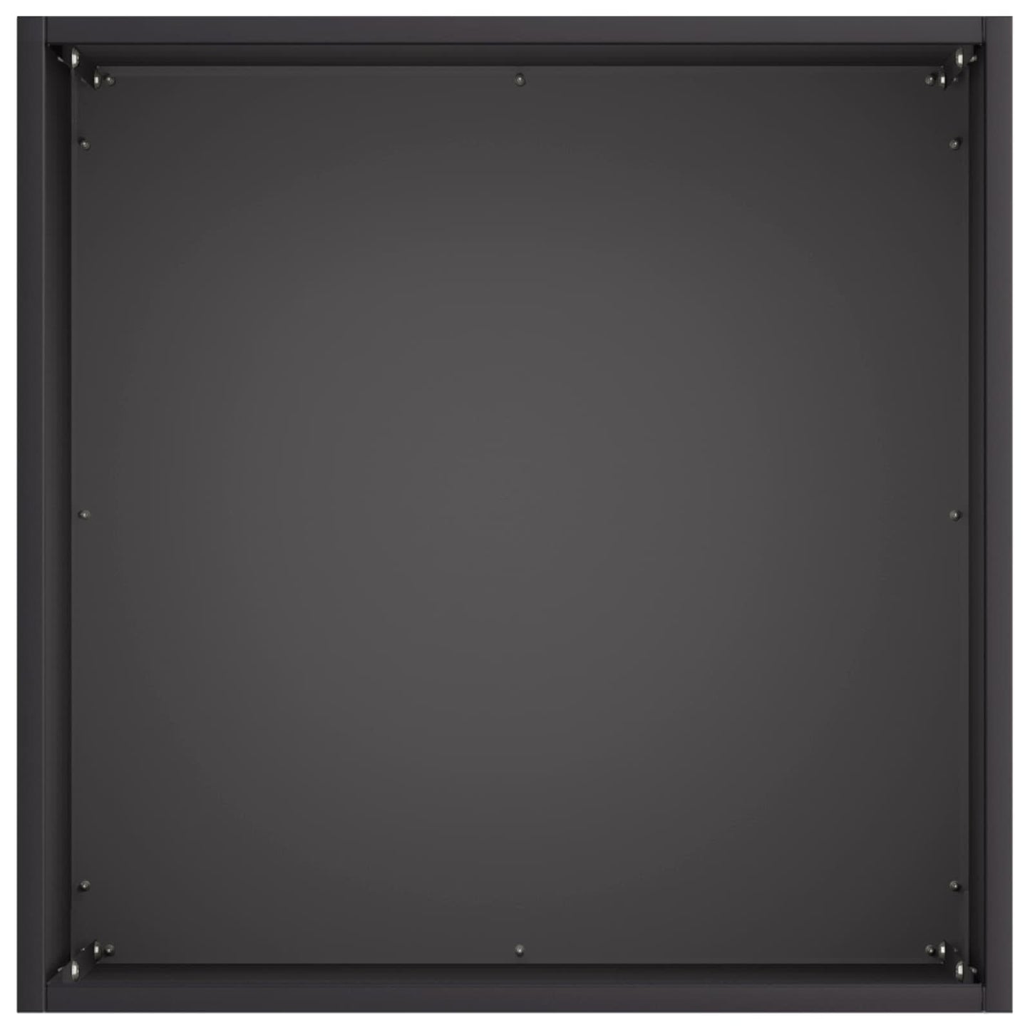 Vaso da giardino 2 pz Nero 45 x 45 x 45 cm | homemem39