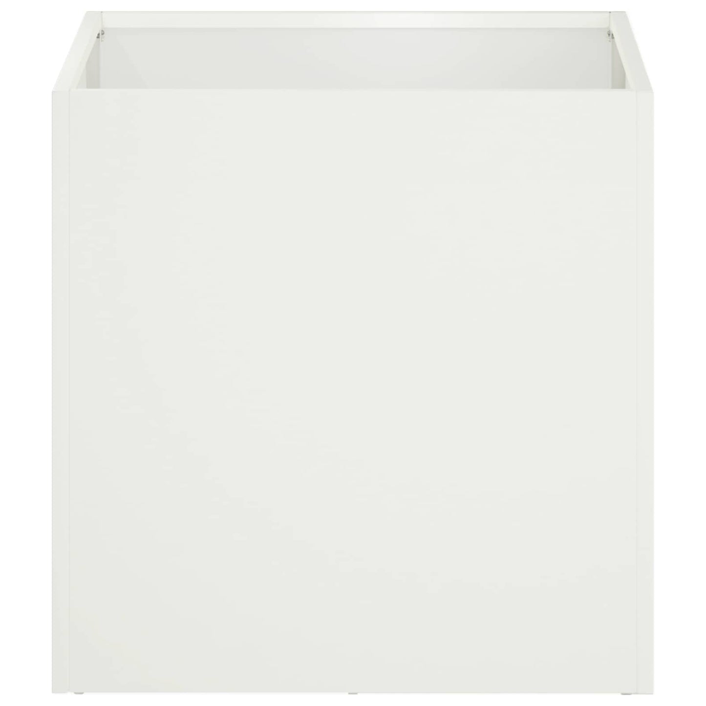 Vaso da giardino 2 pz Bianco 45 x 45 x 45 cm | homemem39
