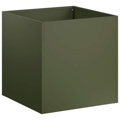 Vaso da giardino Verde Oliva 45 x 45 x 45 cm | homemem39