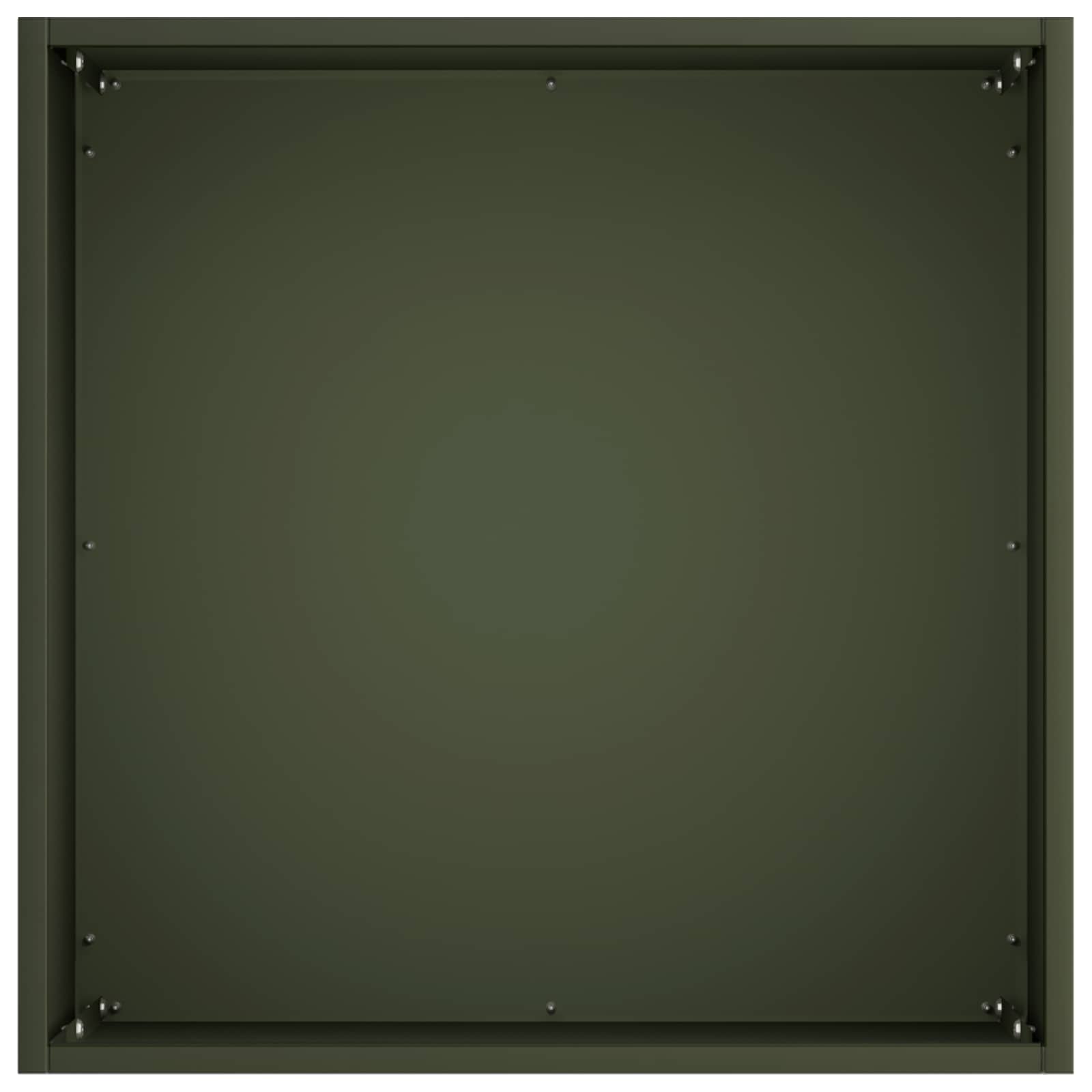 Vaso da giardino 2 pz Verde Oliva 45 x 45 x 45 cm | homemem39