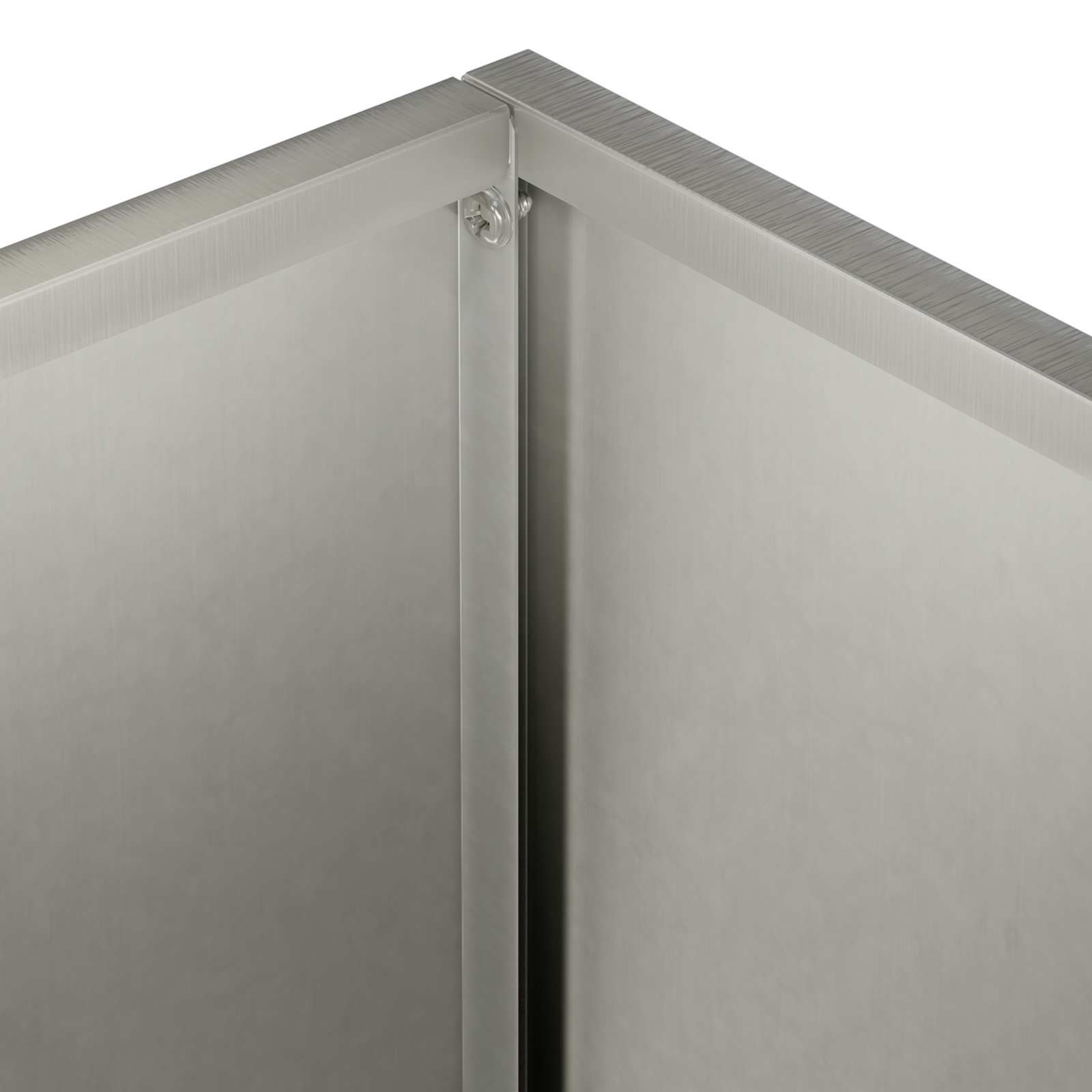 Vaso da giardino Argento 45 x 45 x 45 cm Acciaio Inox | homemem39