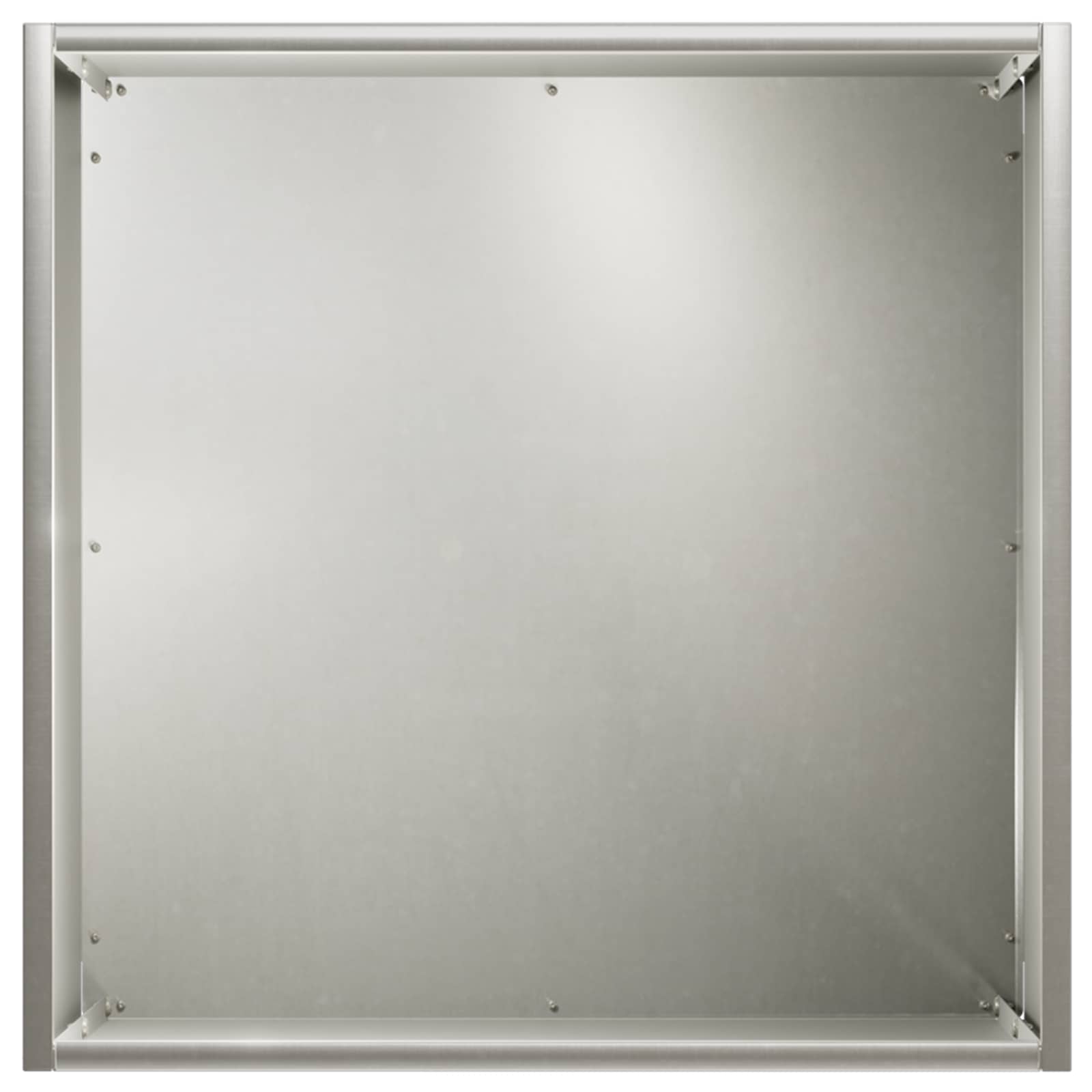 Vaso da giardino Argento 45 x 45 x 45 cm Acciaio Inox | homemem39