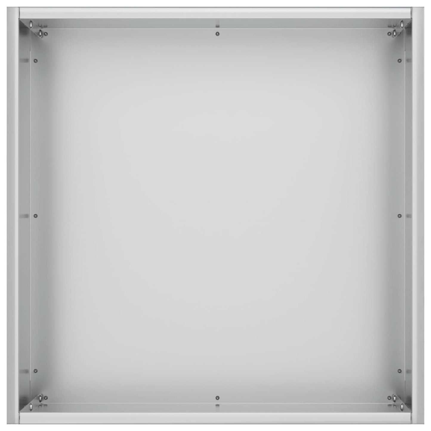Vaso da giardino Argento 45 x 45 x 45 cm Acciaio zincato