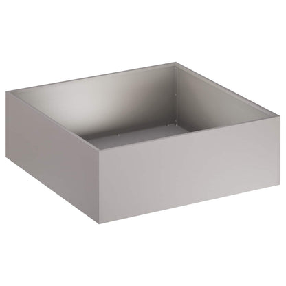 Vaso da giardino Ruggine 60 x 60 x 20 cm Acciaio Corten | homemem39