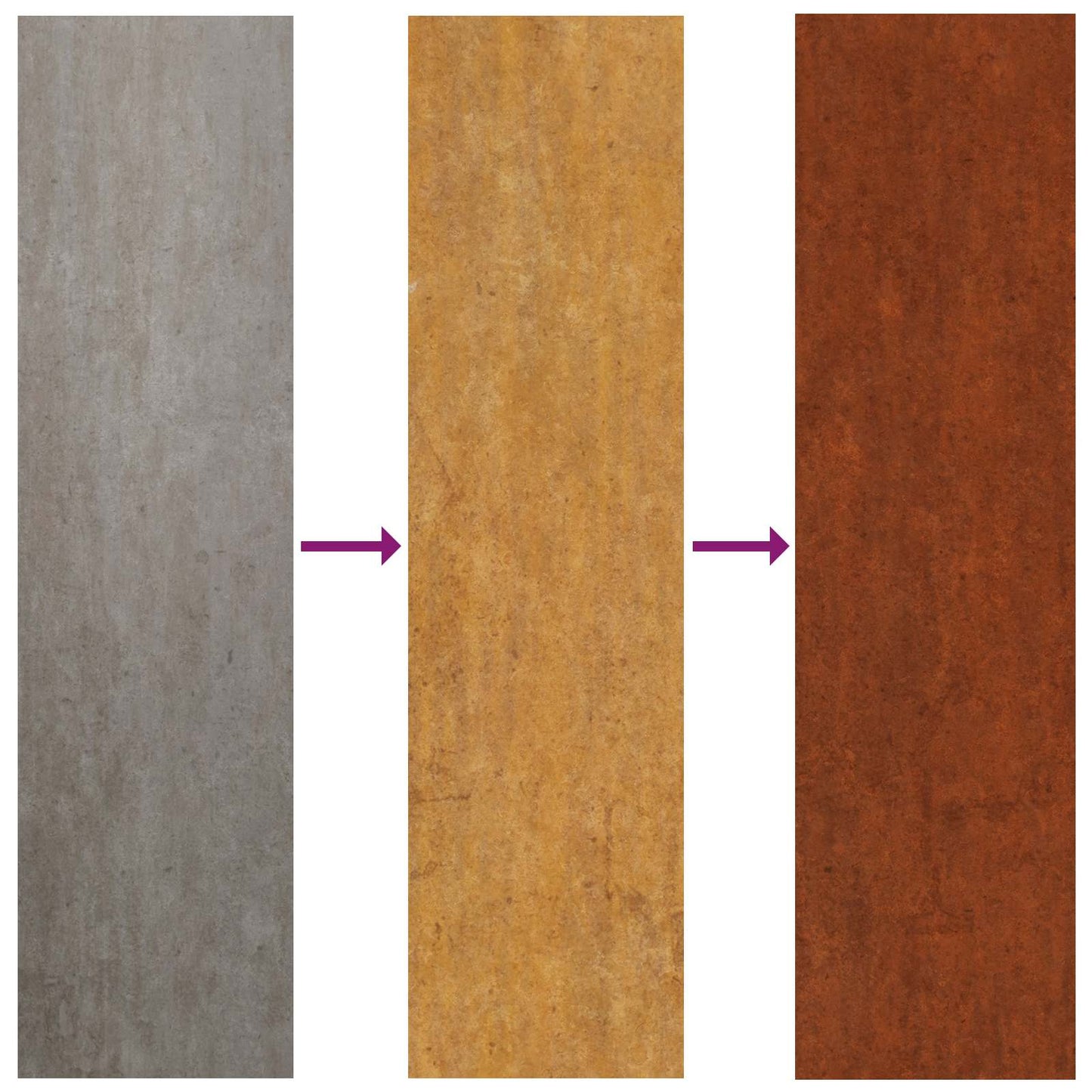 Vaso da giardino Ruggine 60 x 60 x 20 cm Acciaio Corten | homemem39