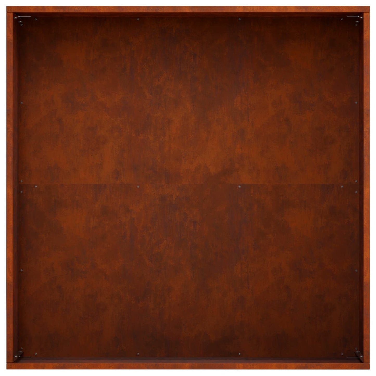 Vaso da giardino Ruggine 60 x 60 x 20 cm Acciaio Corten | homemem39