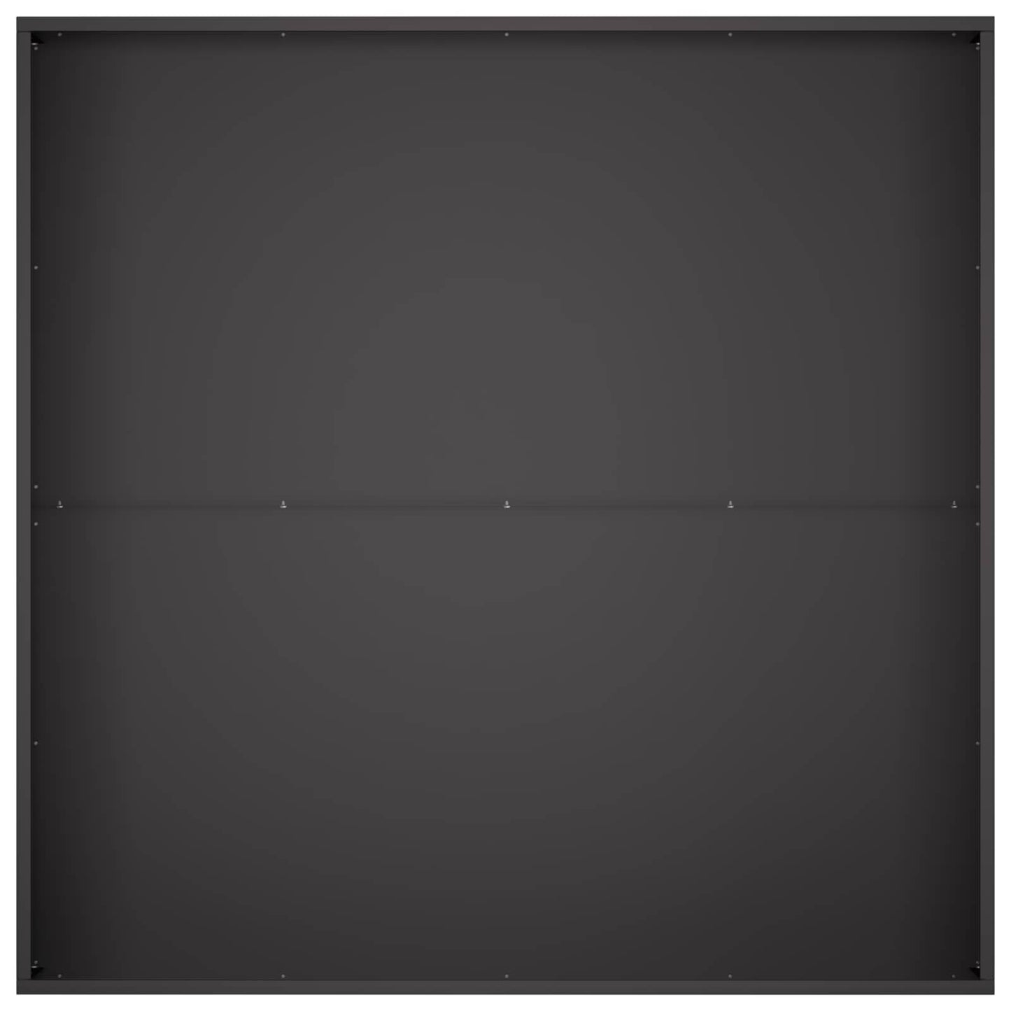 Vaso da giardino 2 pz Nero 80 x 80 x 20 cm | homemem39