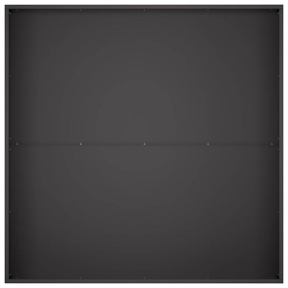 Vaso da giardino 2 pz Nero 80 x 80 x 20 cm | homemem39