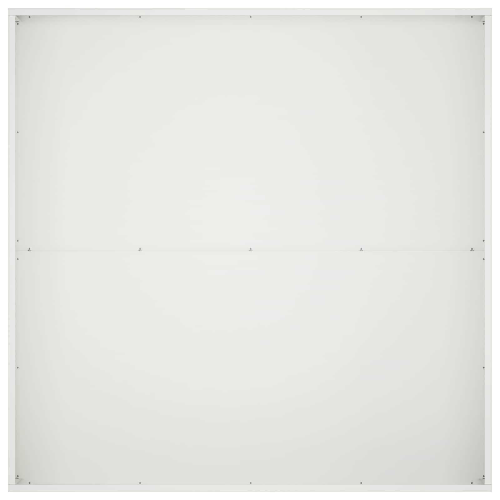 Vaso da giardino 2 pz Bianco 80 x 80 x 20 cm | homemem39