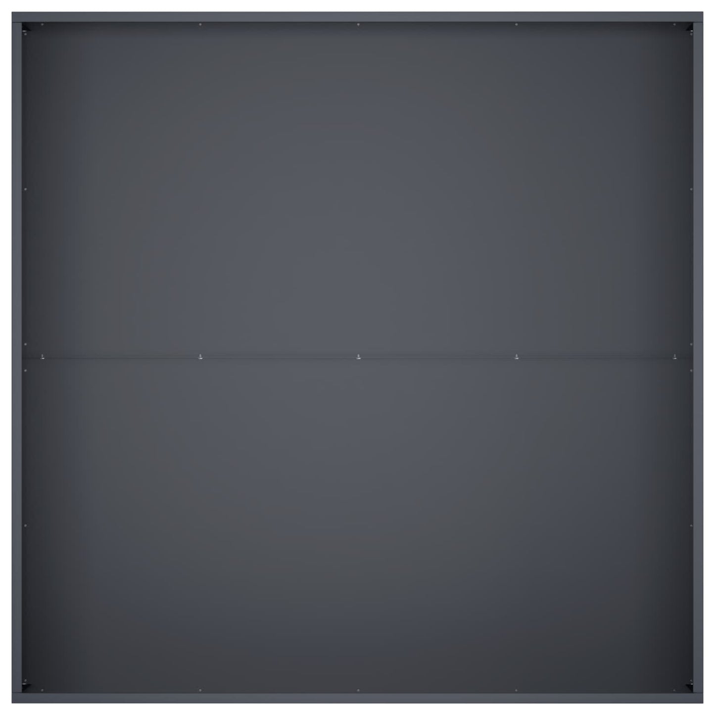Vaso da giardino Antracite 80 x 80 x 20 cm | homemem39