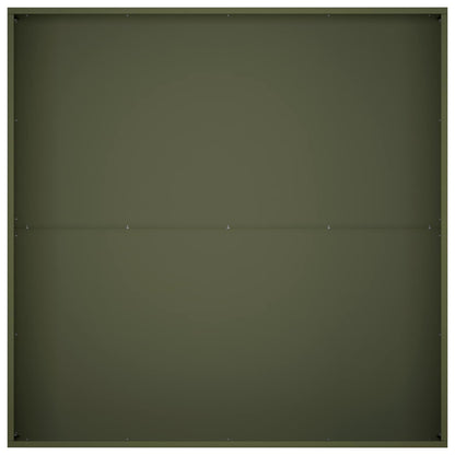 Vaso da giardino Verde Oliva 80 x 80 x 20 cm | homemem39