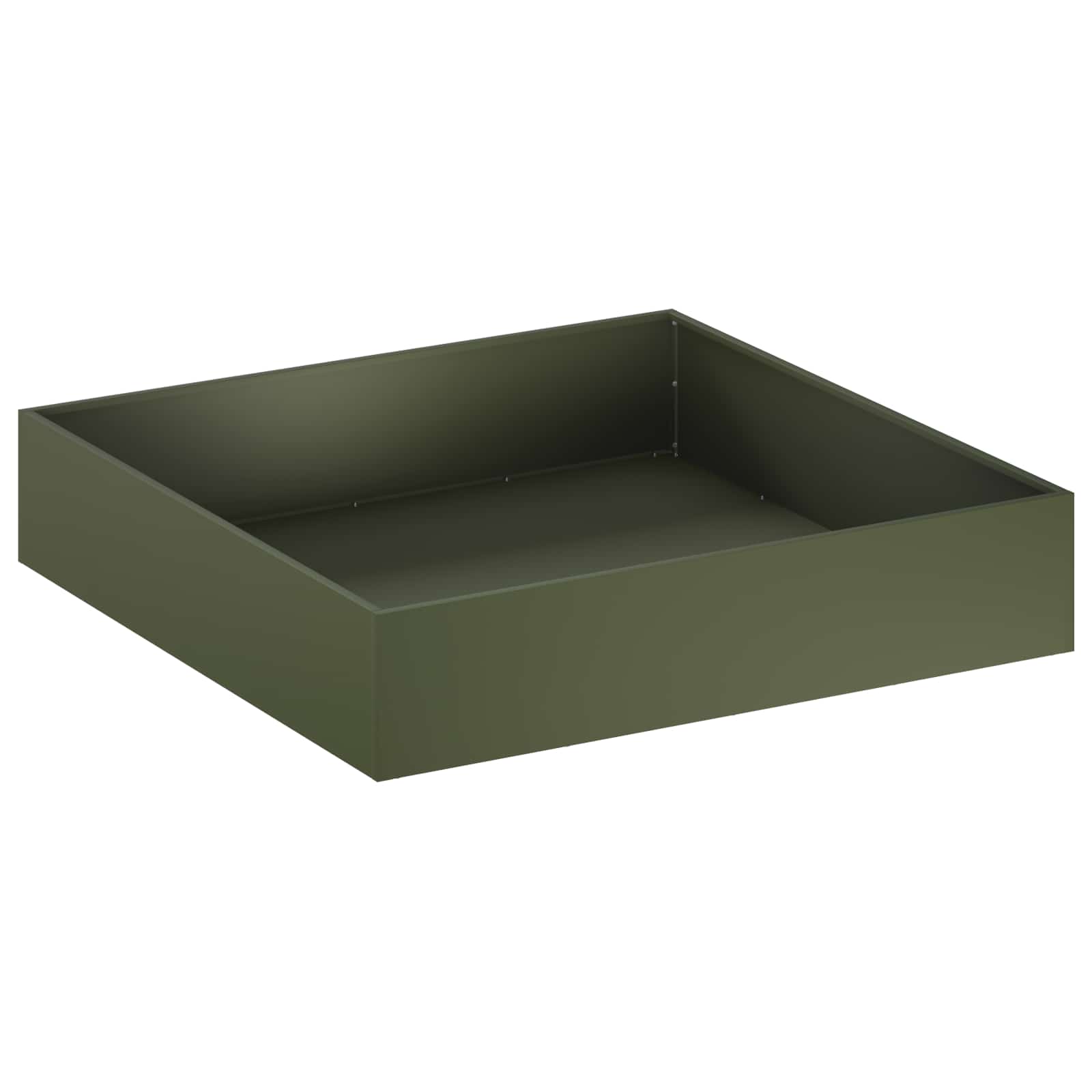 Vaso da giardino 2 pz Verde Oliva 80 x 80 x 20 cm | homemem39