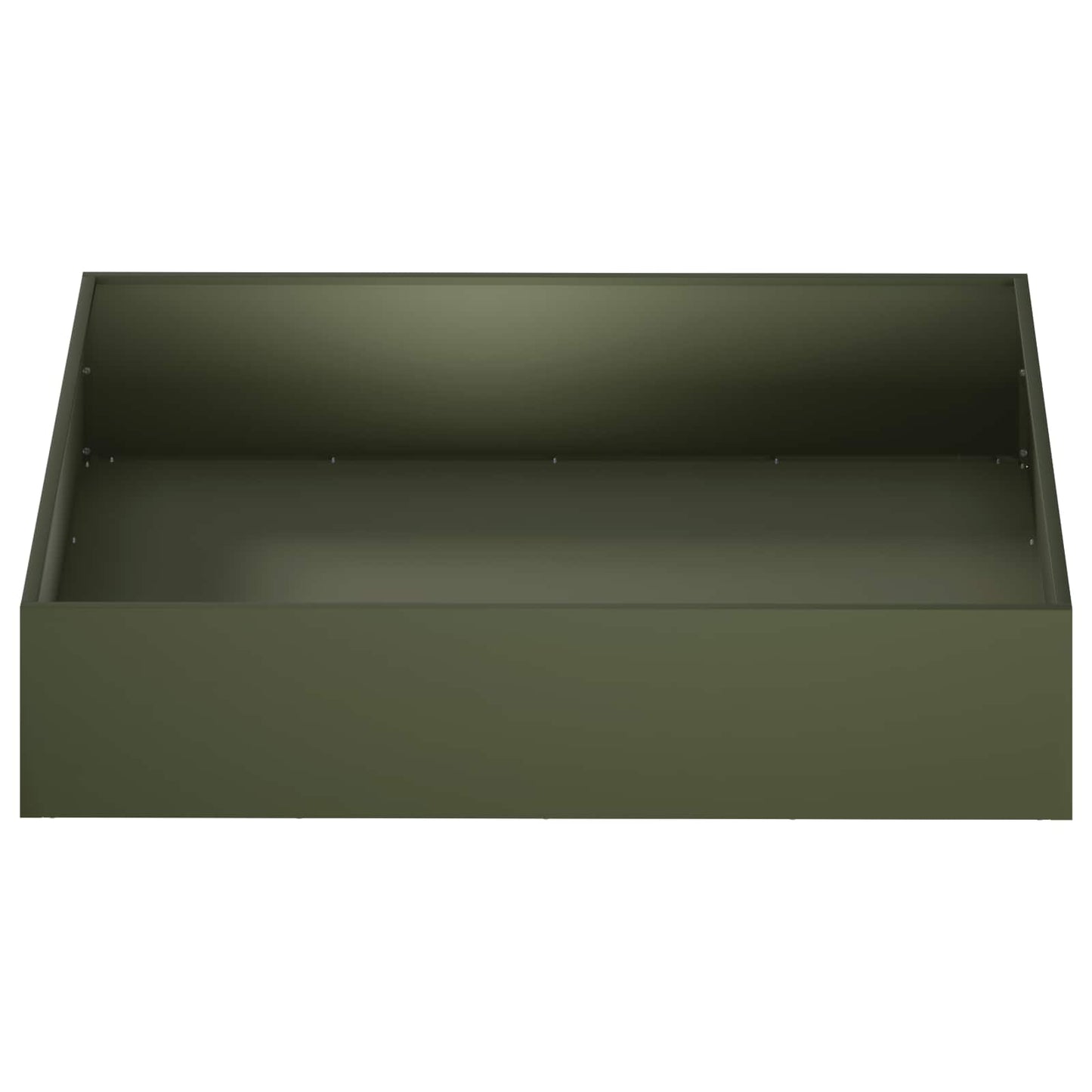 Vaso da giardino 2 pz Verde Oliva 80 x 80 x 20 cm | homemem39