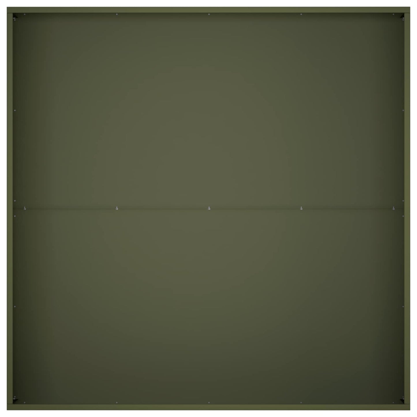 Vaso da giardino 2 pz Verde Oliva 80 x 80 x 20 cm | homemem39