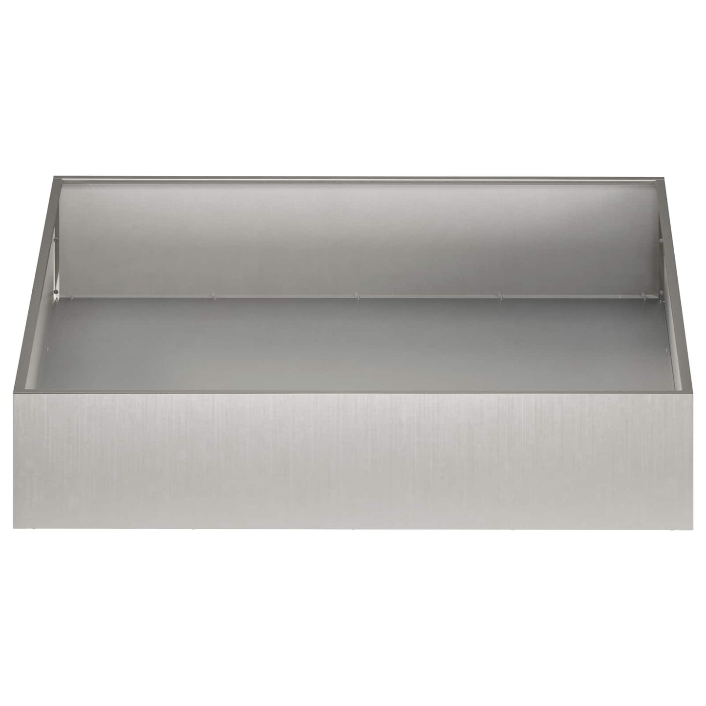 Vaso da giardino Argento 80 x 80 x 20 cm Acciaio Inox | homemem39