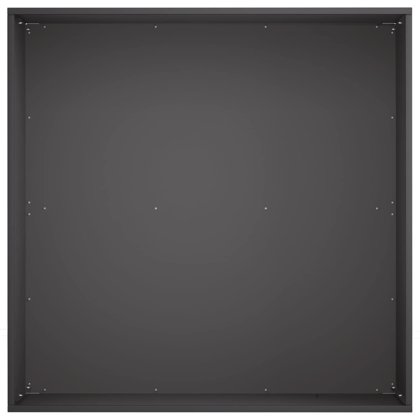 Vaso da giardino Nero 40 x 40 x 30 cm Acciaio laminato a freddo | homemem39