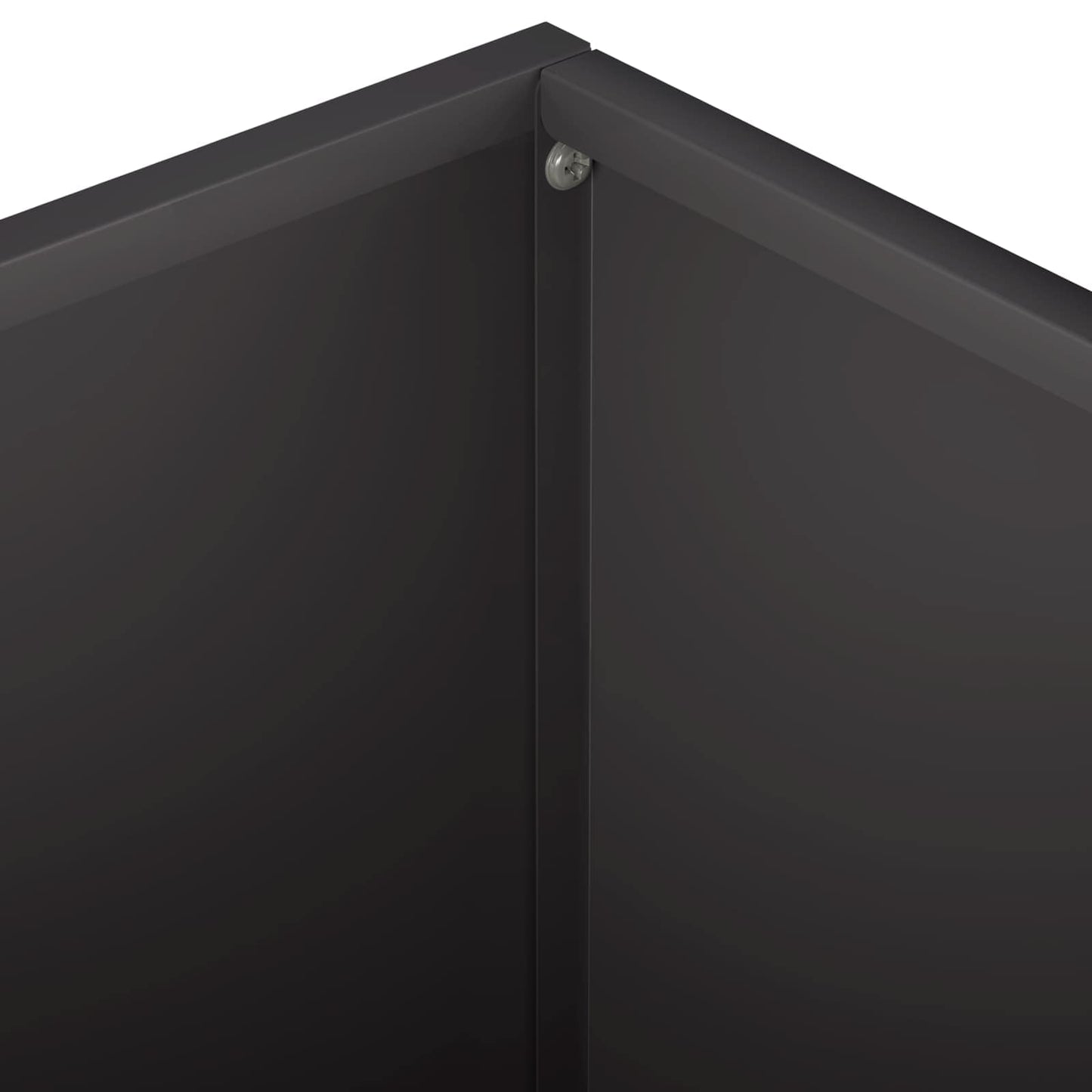 Vaso da giardino 2 pz Nero 40 x 40 x 30 cm | homemem39