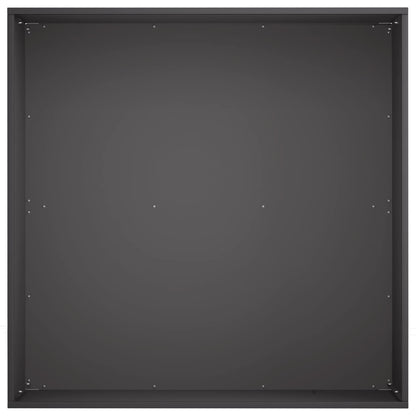 Vaso da giardino 2 pz Nero 40 x 40 x 30 cm | homemem39