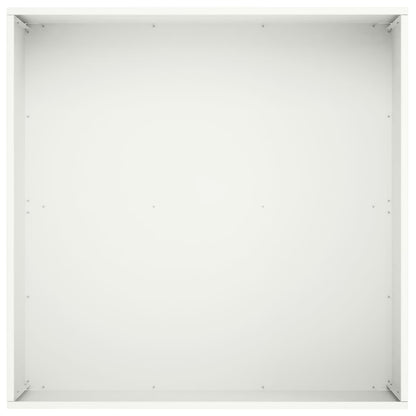 Vaso da giardino Bianco 40 x 40 x 30 cm | homemem39
