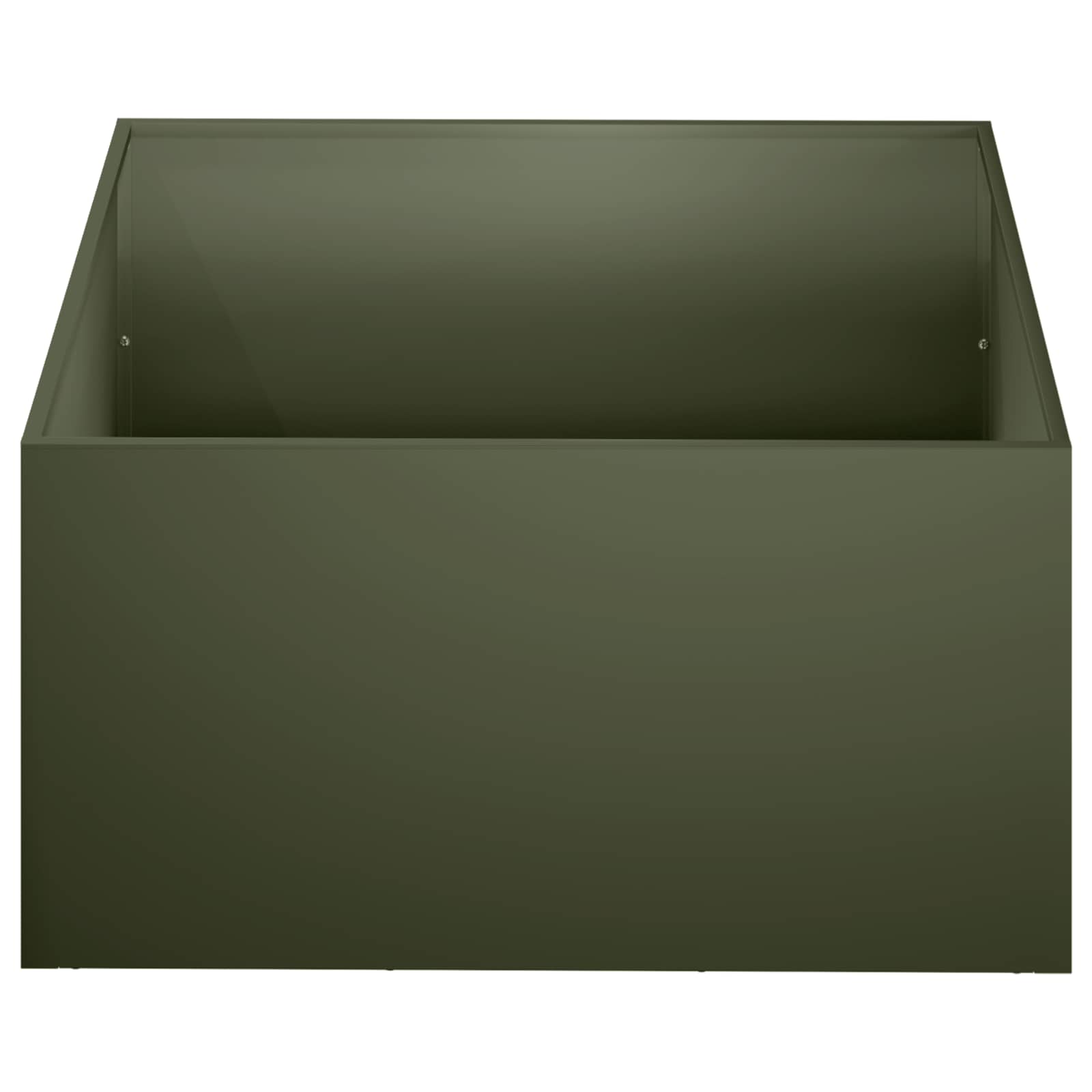 Vaso da giardino 2 pz Verde Oliva 40 x 40 x 30 cm | homemem39